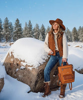 Wrangler Convertible Leather Backpack